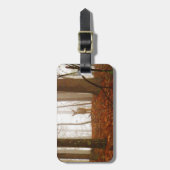 Herten in de mist bagagelabel (Voorkant verticaal)