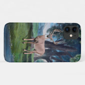 Herten in de natuur en bomen Case-Mate iPhone case (Achterkant (horizontaal))