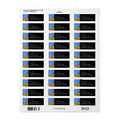 Herten in de Rocky Mountains Etiket (Full Sheet)