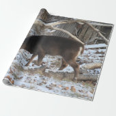Herten in de Sneeuw Cadeaupapier (Uitgerold)