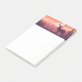 Herten in de wildernis post-it® notes