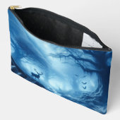 Herten in donker bos van blauwe nevel etui (Open)