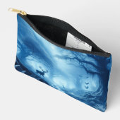 Herten in donker bos van blauwe nevel etui (Open)