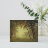 Herten in een Clearing, Yosemite door Albert Biers Briefkaart (Staand voorkant)