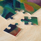 Herten in een kloostertuin door Franz Marc Legpuzzel (Zijkant)