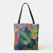 Herten in een kloostertuin door Franz Marc Tote Bag (Achterkant)