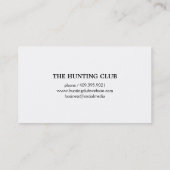 Herten in geweerreikwijdte | bos visitekaartje (Achterkant)