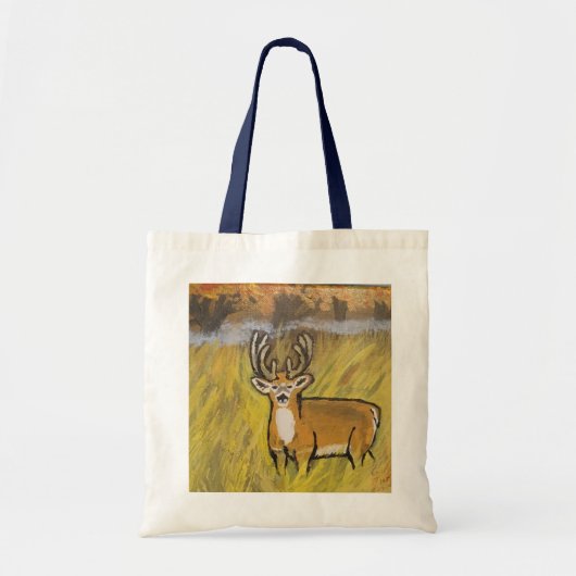 Herten in Herfst Art Canvas tas (Voorkant)