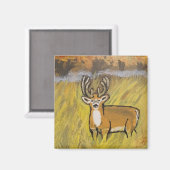 Herten in Herfst magneet (Voorkant / Achterkant)