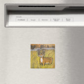 Herten in Herfst magneet (Insitu (Vaatwasser))