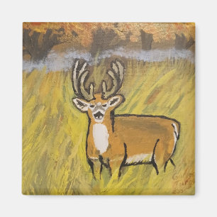 Herten in Herfst magneet