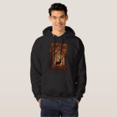 Herten in herfstbos natuur hoodie (Voorkant volledig)