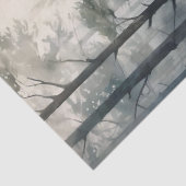 Herten in het bos Art Print Tissuepapier (Detail)