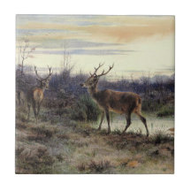 Herten in het bos bij Fontainebleau (Rosa Bonheur)