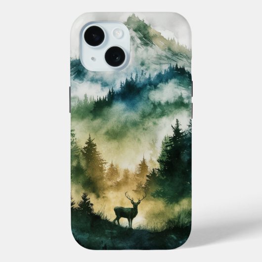 Herten in het bos Case-Mate iPhone case (Achterkant)