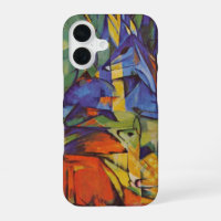 Herten in het bos II door Franz Marc, Vintage Art