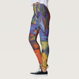 Herten in het bos II door Franz Marc, Vintage Art Leggings