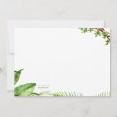 Herten in het bos kaart (Achterkant)