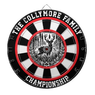 Herten in het Bos Kruishaar Dartbord