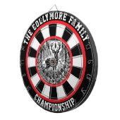 Herten in het Bos Kruishaar Dartbord (Voorkant Rechts)