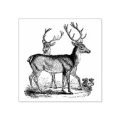  Herten in het bos Rubberstempel (Afrduk)