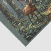 Herten in het bos tissuepapier (Detail)