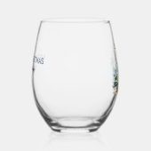  herten in het Bos Wijnglas Zonder Voet (Rechts)