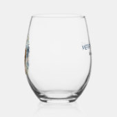  herten in het Bos Wijnglas Zonder Voet (Links)