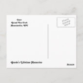 Herten in het Grand Vue Park Briefkaart (Achterkant)