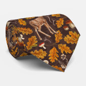 Herten in het herfstbos 2 stropdas (Opgerold)