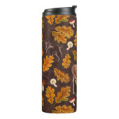 Herten in het herfstbos 2 thermosbeker (Gedraaid links)