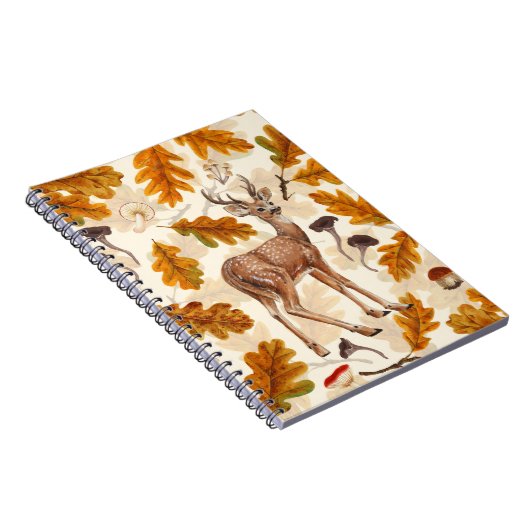 Herten in het herfstbos notitieboek (Rechterzijde)