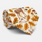 Herten in het herfstbos stropdas (Opgerold)