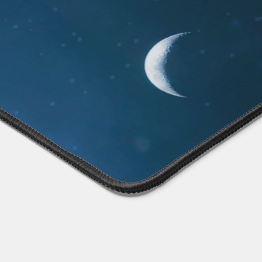 Herten in het maanlicht bureaumat (Hoek)