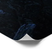 Herten in het maanlicht poster (Hoek)