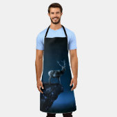 Herten in het maanlicht schort (Gedragen)