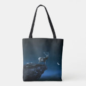 Herten in het maanlicht tote bag (Achterkant)