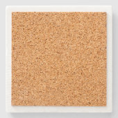 Herten in het ochtendbos stenen onderzetter (Achterkant)