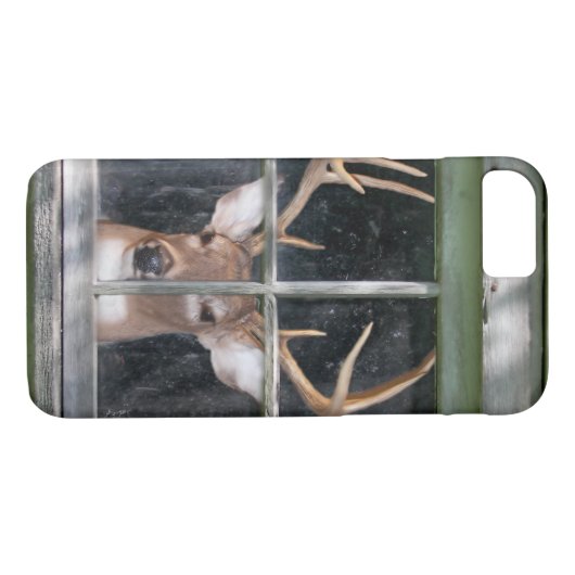herten in het raam Case-Mate iPhone case (Achterkant (Horizontaal))
