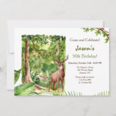 Herten in het wild Verjaardag Kaart (Voorkant)