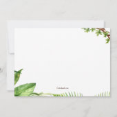 Herten in het wild Verjaardag Kaart (Achterkant)