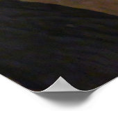 Herten in heuvels poster (Hoek)