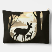 Herten in Hout Clearing Accessoirezak Reiszak Etui (Achterkant)