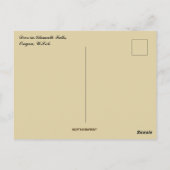 Herten in Klamath Falls Oregon VS Briefkaart (Achterkant)