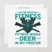 Herten in mijn vriezer - jachtliefhebber (Voorkant / Achterkant)