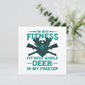 Herten in mijn vriezer - jachtliefhebber (Staand voorkant)
