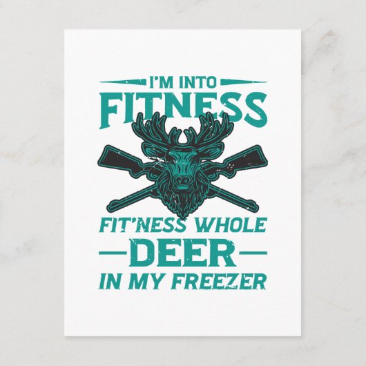 Herten in mijn vriezer - jachtliefhebber informatiekaartje (Achterkant)