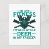 Herten in mijn vriezer - jachtliefhebber informatiekaartje (Voorkant)