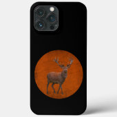  herten in oranje natuur Case-Mate iPhone case (Achterkant)