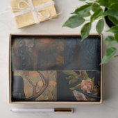 Herten in pak Collage 1 Decoupage papier (Geschenk)